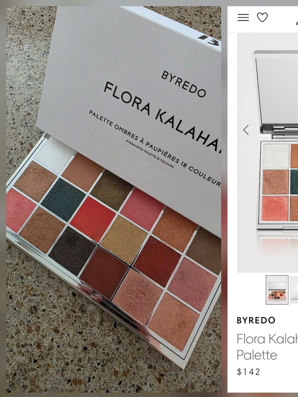 Byredo Flora Kalahari Eyeshadow Palette